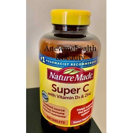 Nature Made Super C immune complex with vitamin D3 and zinc 200 tabs 06/25