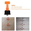 DC VOLTAGE Tile Leveling System Kit, 100pcs Reusable Tile Spacers