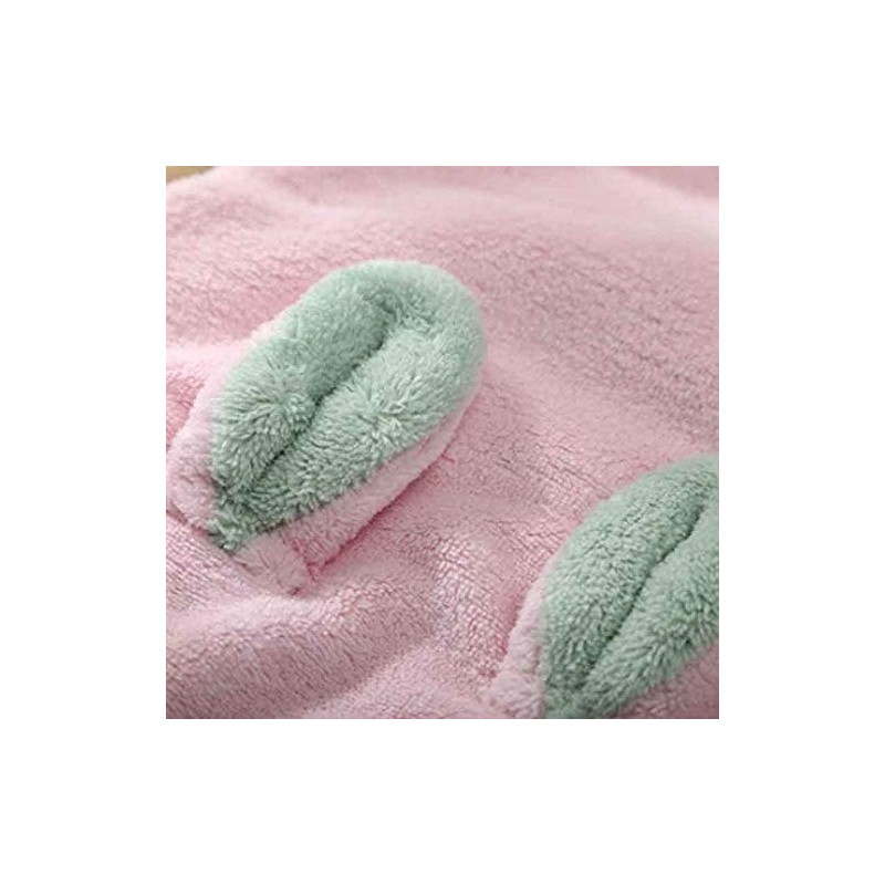 Microfibra sólido Sombrero de Pelo Secado rápido Linda Toalla Conejo