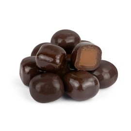 NY Candy Shop Dark Chocolate Sea Salt Caramels - Premium Caramel Candies - by NY Candy - 8oz