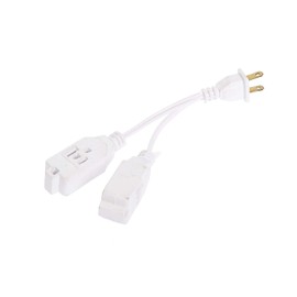 iGoto ED13-1B Mini extensión dómestica dual, 10 cm Calibre 16, 125 V, 15A