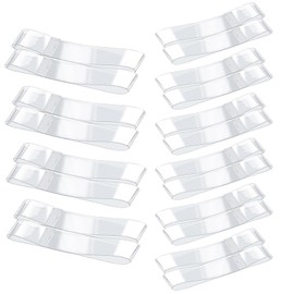 KALIONE 10 Pairs Clear Invisible High Heel Shoe Straps, Elastic Shoe Straps for Heels, Anti Loose Shoelace for Women, 2 Sizes Transparent Tpu Shoe Straps Replacement Kit for Holding Loose Shoes