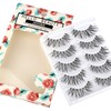 JIMIRE HELLO BEAUTY Multipack False Eyelashes Glam 614 Lashes