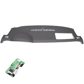 G-PLUS TPE Molded Dash Cover Compatible with 2007-2014 Tahoe Suburban Yukon in Dark Titanium Grey