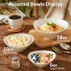 Teocera 7 Inch Salad Bowls Set of 6, 18 oz