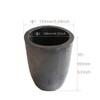 OTOOLWORLD 10KG Clay Graphite Crucible Foundry Cup Furnace Torch Melting