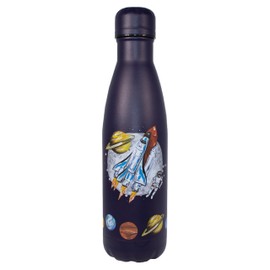 NatureVac - Space from Deluxebase. Insulated BPA Free Reusable Travel Vacuum Bottle Flask for Hot and Cold Water, Coffee, Tea