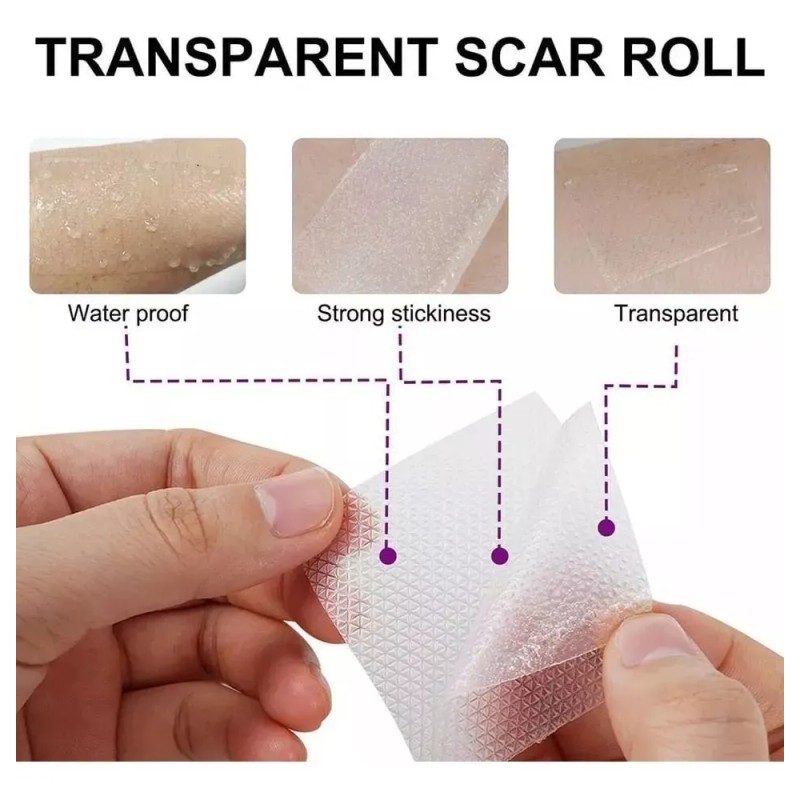 Kit Gel Y Parche Elimina Cicatrices Acné Post-parto Cirugías