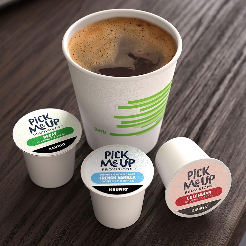 Staples Pick Me Up Provisions Decaf Coffee Pods, Medium Roast,