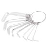 8 Piece Hex Key Set, L-shaped Metric Wrench, Portable Hex