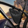 Black Tear Resistance Nylon Triangular Bicycle Kettle Front Beam Bag