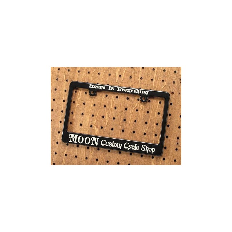 MOONEYES Image is Everything_NF-MG130MMCS-MON License Plate Frame for Motorcycles 4.8