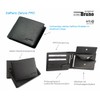 orso Bruno original Men's Wallet Black Leather RFID Men's Wallet