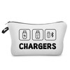 Livel lhood Chargers Makeup Bag Cute Small Organizer Zipper Pouch
