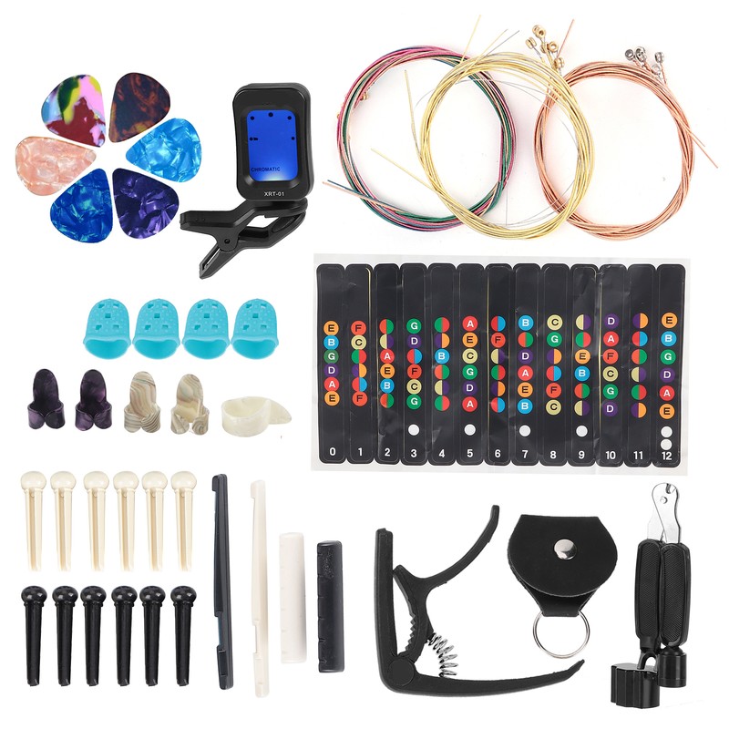 Guitar String Replacement Kit Accessory Set Changing Tool Pack Pick