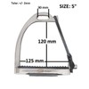 PEACOCK SAFETY IRONS FILLIS HORSE RIDING EQUESTRIAN STEEL STIRRUPS BLACK