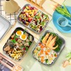 Gigmeta Stainless Steel Lunch Box, 1200 ml Lunch Box, Leak-Proof