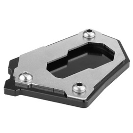Qiilu Motorcycle Stand Side Stand Extension Plate Pad Enlarge Support Non-Slip Fit for R1200GS LC 2013-2017