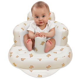 Inflatable Baby Seat for Babies 4-36 Months Inflatable Baby Chair Infant Back Support Sofa Newborn to Toddler Portable Baby Floor Seats for Sitting Up Baby Floor Seater