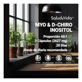 Myo Chiro Inositol 100 Cápsulas Sabor