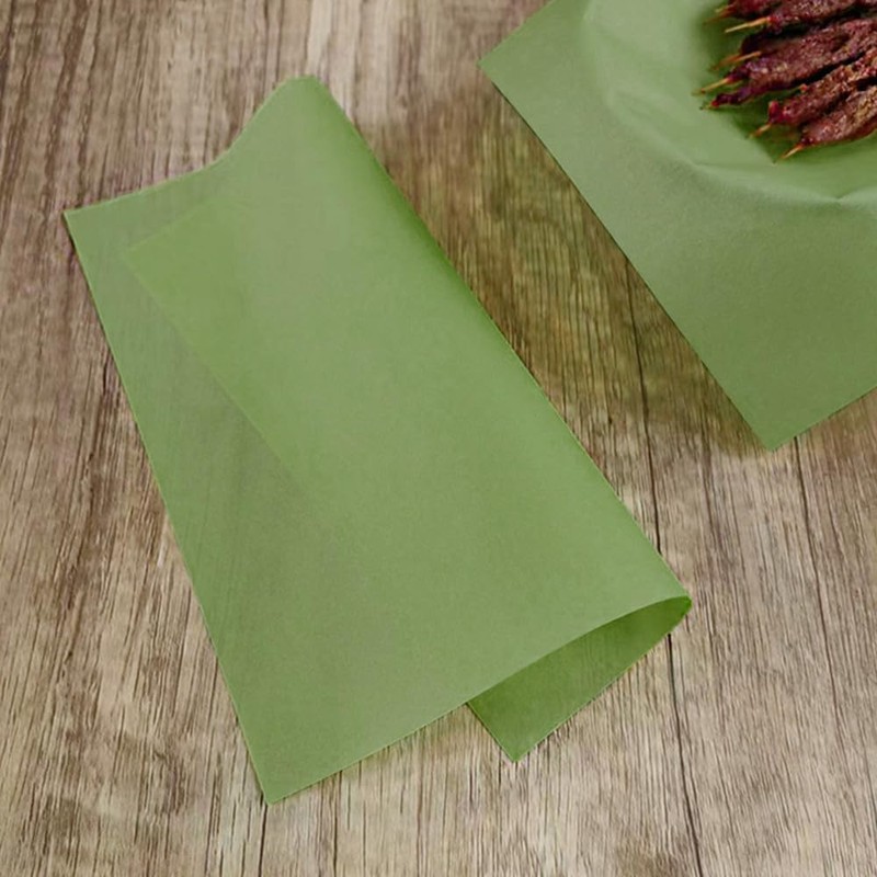 Nanaiche 100Pcs Wax Paper Sheets for Food, Basket Liners Food