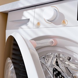 Hayaww Pack of 2 Washing Machine Door Support for Washing Machine Front Loader Wash Door Support Magnetic Washing Machine Door Holder for Front Loader Washing Machine Washing Machine Door Open (A)