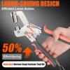 Heavy Duty Snap Fastener Tool with Case, Button Snap Replacement