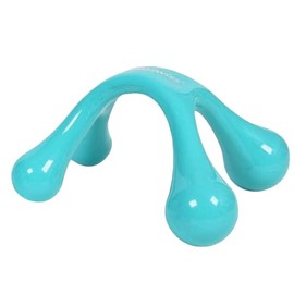BioSwiss Masajeadores de mano de tejido profundo de espalda – Herramientas de masaje manual para cuello y espalda – Palma de mano cuerpo completo 4 pa