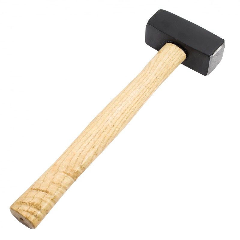 ASR Outdoor 10 inch Stone Carving Hammer Hardened Steel Mallet