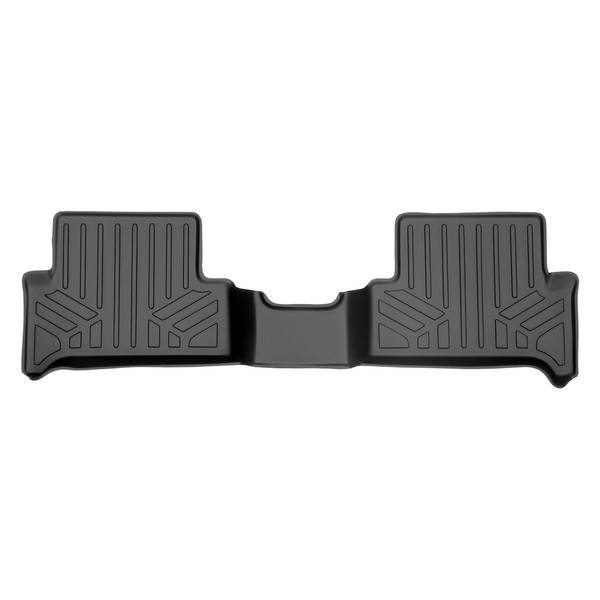 MAXLINER Floor Mats 2nd Row Liner Black for 2015-2021 Chevy Colorado/GMC Canyon Extended Cab