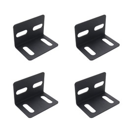 Dahszhi 4Pcs Angle Bracket, 90 Degree L Shape, T Shape, Right Angle Corner Connector, 4 Holes with Adjustable Spacing, 2.87"x1.93"x1.93"