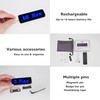 VBLab Wireless Bluetooth LED Name Badge Upgraded Rechargeable Name Tag