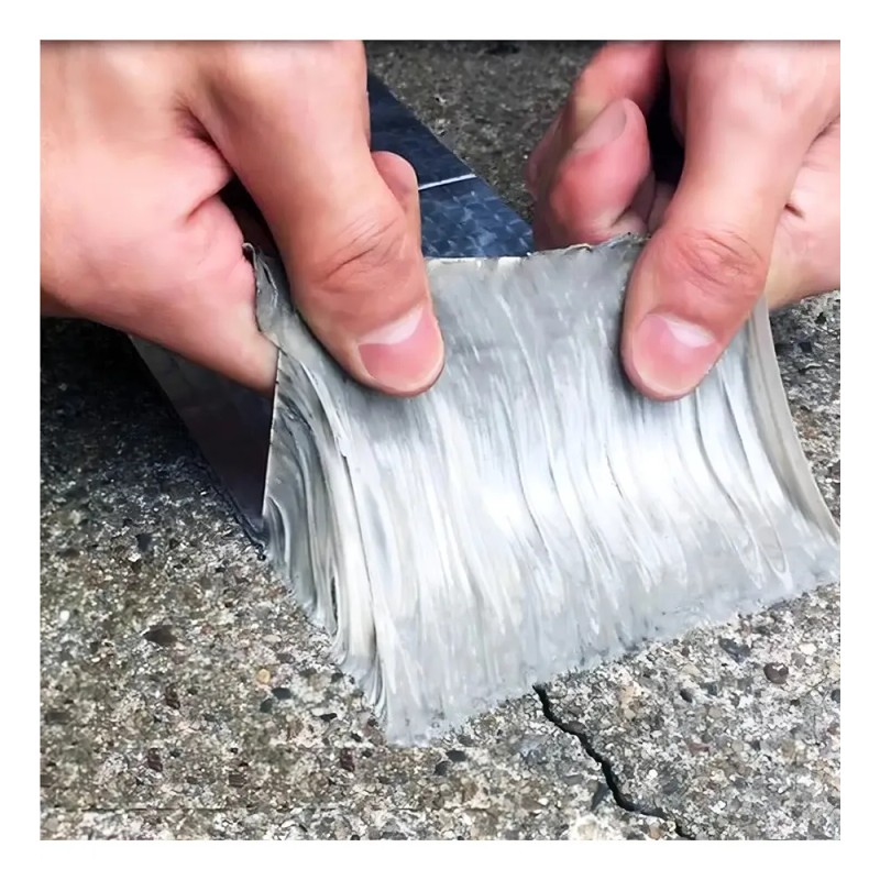 Cinta Impermeable Butilo Glowlin 10m x 10cm Tapa Goteras Plata