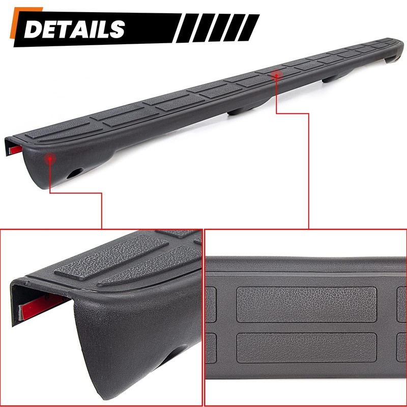 ECOTRIC Tailgate Spoiler Cap Cover Compatible with 1999-2007 Chevy Silverado