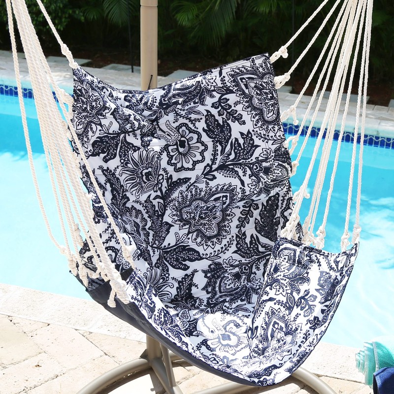 Classic Accessories for Vera Bradley Water-Resistant Chair Hammock, Java Navy
