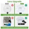 Cicano Hands-Free Magnifying Glass with Light, 6.3 Inch 5X Rechargeable