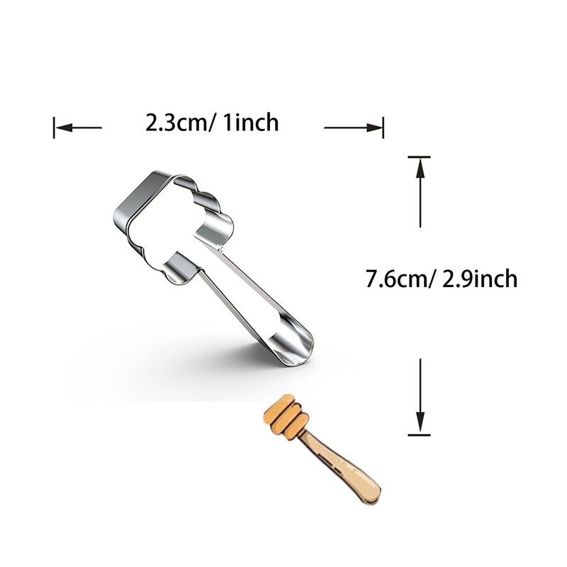 WJSYSHOP Honeycomb Stick Honey Dipper Stirrer Stick Cookie Cutter