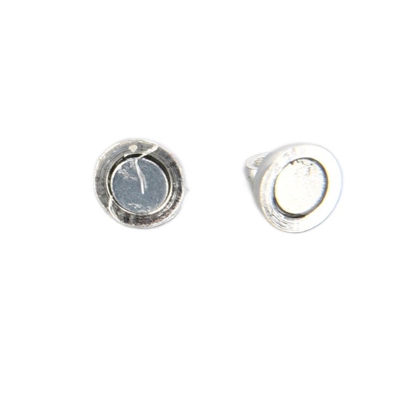 20 Sets Magnetic Clasps Round Brass Fashionable Jewelry Clasps for