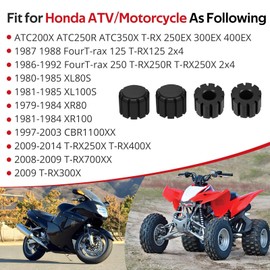 JAVIK Fuel Tank Cushions 4 Pcs For Honda FourTrax 125 250 1987-1992 TRX 300X 250X 700XX 2008-2014 XL80S 100S 1980-1985 XR80 100 1979-1984 CBR1100XX 1997-2003 O.E.M# 17611-HA5-000