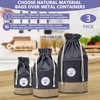 MERAKI HOME Potato Onion Garlic Storage Containers - Farmhouse Kitchen