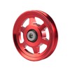 Gueiddi Aluminum GYM Pulley Wheel, Universal Aluminum Alloy Bearing Pulley