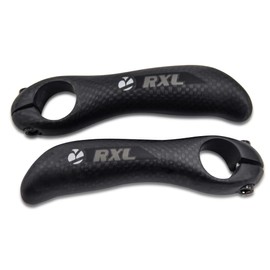 RXL SL Carbon Fiber Bike Bar Ends for Mountain Bike Handlebar Extender Ends Carbon Fiber Mtb Mountain Bike Handlebar Ends 128mm Bicycle Handle Bar Ends 3k Matte