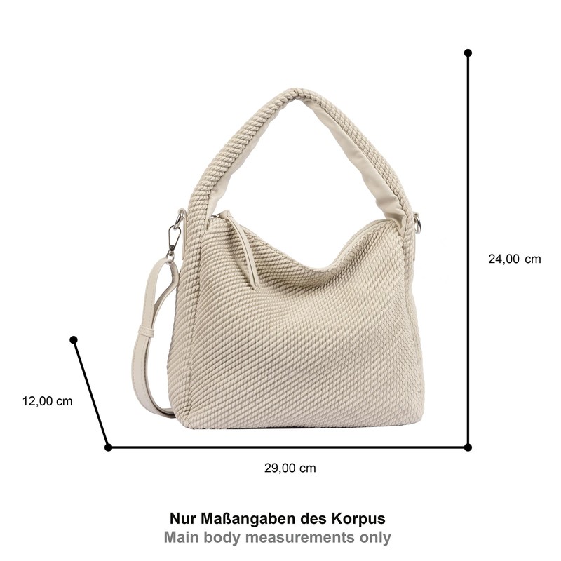 TOM TAILOR Women's Nomi Handbag with Shoulder Strap, White