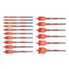 Crescent 16 Piece Screw Point Paddle Drill Bit Set |