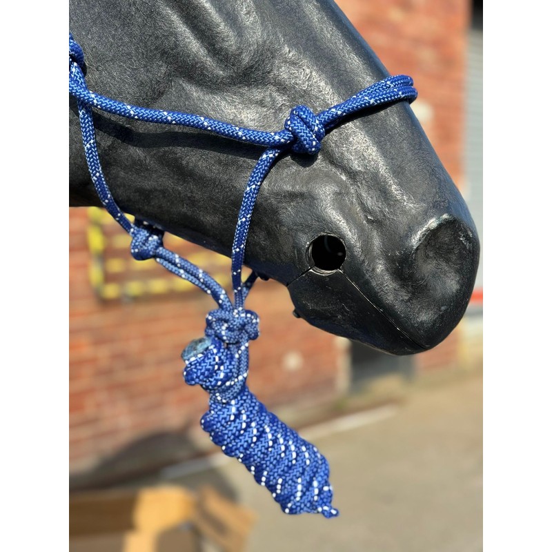 Hi-Viz Reflective Rope Headcollar with Lead Rope Se Fully Adjustable