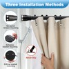 Tension Curtain Rod, 42 to 100 inch Adjustable Heavy Duty