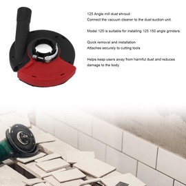 9 Inch Dust Shroud for Angle Grinders, Angle Grinder Dust Shroud, Universal Surface Grinding Dust Shroud, Reduce Dust Angle Grinder Tool for Polishing Stone, Floor, Concrete