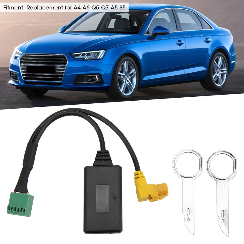 12pin Bluetooth 5.0 AUX in Cable Stereo AUX Adapter Replacement