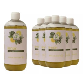 Productos Mart Mexico  Shampoo Capilar De Limón (500ml) 6 Pack