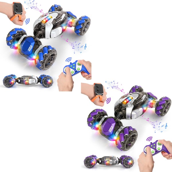 Nicella Gesture Sensing RC Stunt Car, Remote Control Cars Transformer